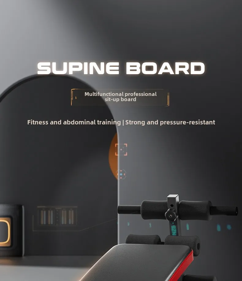 SND Sit-ups Fitness Equipment Home Indoor Exercise Men's Abs Training Supine Board Push Up Bar fitness Gym Core