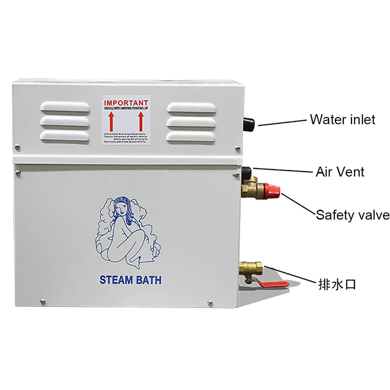 3KW/4.5KW Steam Generator Sauna Steam Bath Machine For Home Sauna Room SPA Fumigation Machine 220V With Digital Controller 3