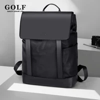 GOLF Backpack Men Black Retro Laptop Backpack 16 inch Slim Nylon Business Office Bags Stylish Man Back Pack Elegant Waterproof 1