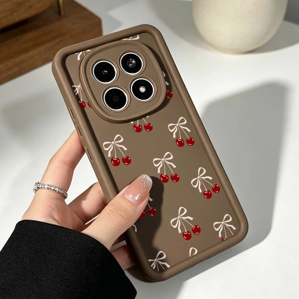 Elegant Cherry Pattern Ladder Phone Case Cover