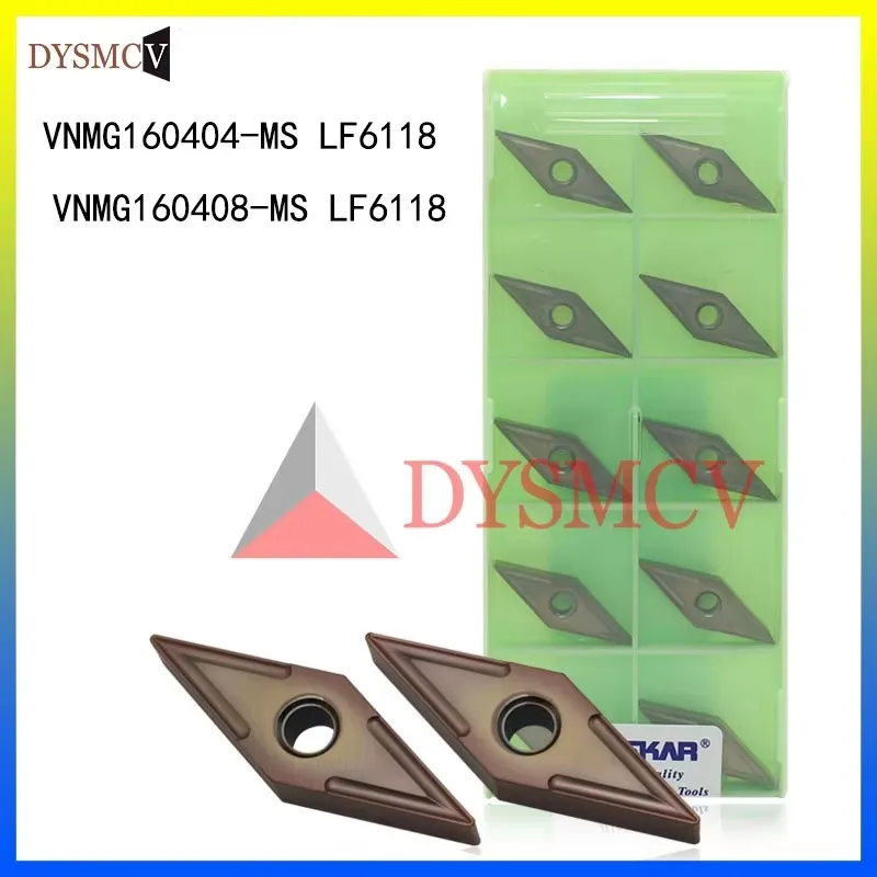 DESKAR 100% Original VNMG160404-MS LF6118 VNMG160404-MS LF6118 Numerische Drehmaschine Drehklinge Schneidwerkzeug Edelstahl