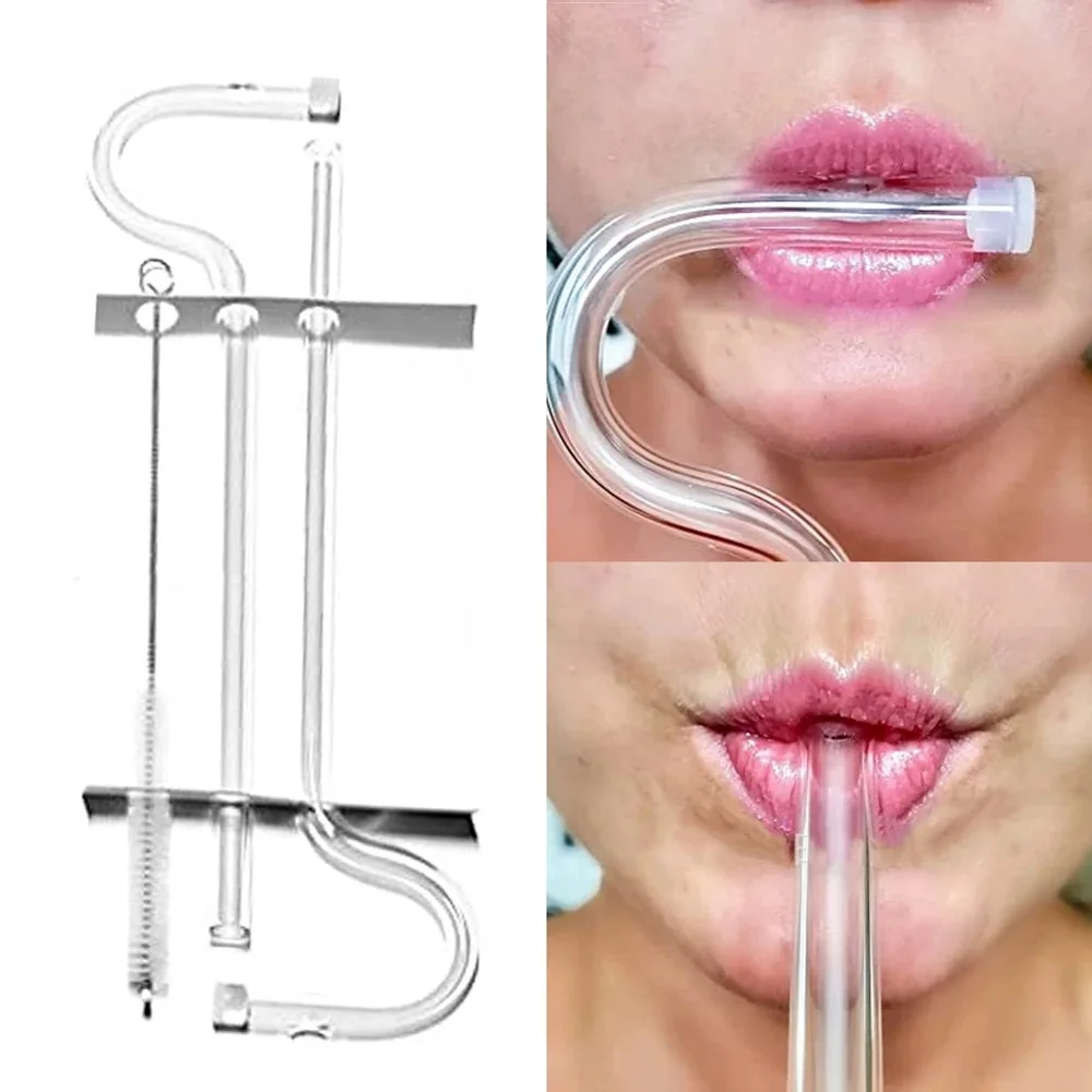 Fashion Anti Wrinkle Straw Reusable Glass Drinking Straw Curved No Wrinkle  Straws Prevent Wrinkles Sideways Straws with Brushes - AliExpress