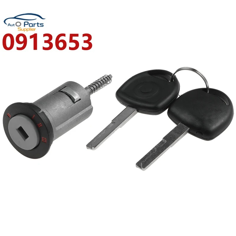Nuovo 0913653 90512000 Interruttore Di Accensione E Set Cilindro Cilindro Serratura + 2 Chiavi Per Opel Vauxhall Calibra A B Senator Ascona C Omega