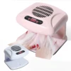 LULAA Cold Hot Air Nail Dryer Manicure Nail Fan Infrared Automatic Warm Cool Wind Blower Dryer For Nail Polish Fast Curing 1
