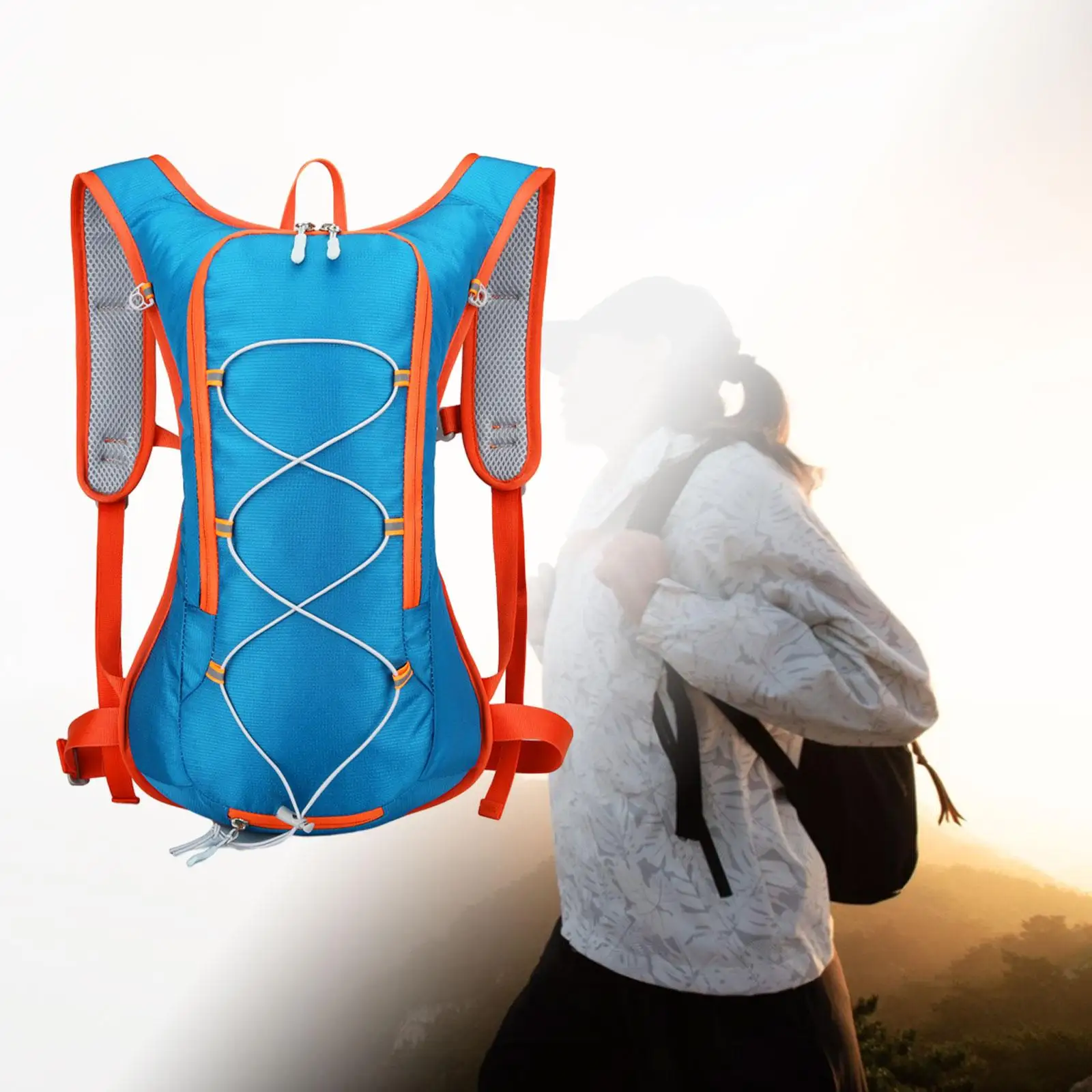 Mountain Climbing Backpack Sports Bag Hydration Vest Pack Hydration Backpack for Running Backpacking Biking Men Women Camping