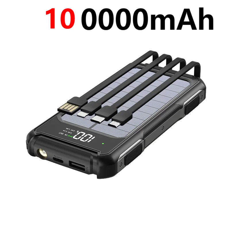 100000mAh black