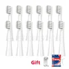 SOOCAS EX3 Replacement Toothbrush Heads For SO WHITE EX3 Electric Toothbrush DuPont Soft Bristles Replace Brush Head 6