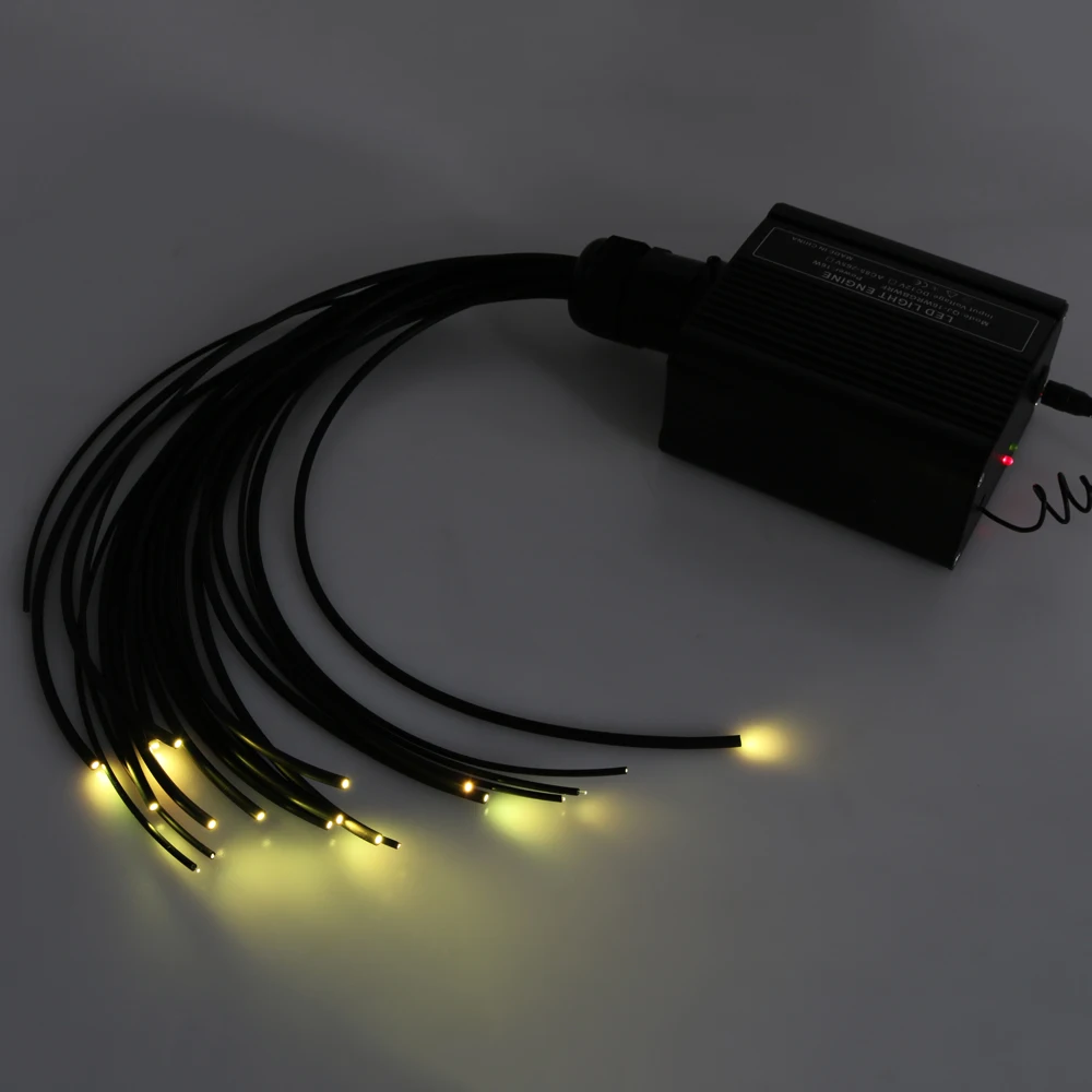 Solid Core End Glow Cable 50M/roll for Optic Pooling or Sun Shine Light transfer Sauna Light Dia 2mm/3mm