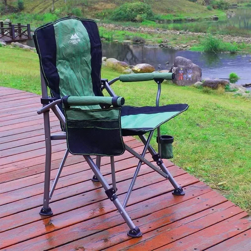 Comfortable Outdoor Patio lightweight Oxford Portable Adjustable folding fishing beach camping chair