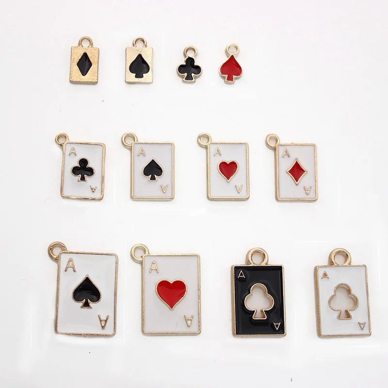 Jack of Spades Poker Dangle Charm