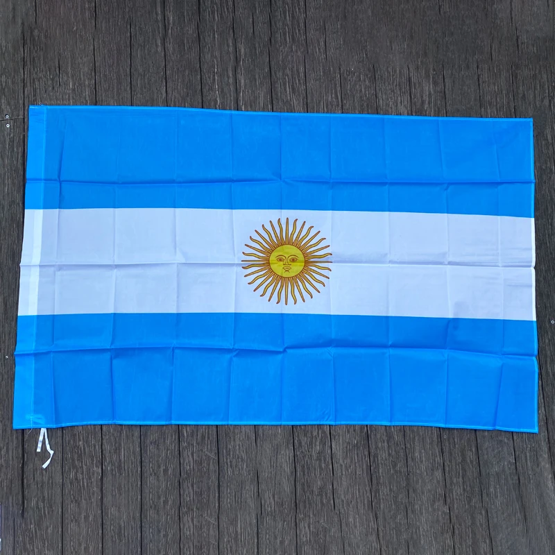 Bandiera Argentina E Bandiere Della Libertà Per Esterni, 3x5 Piedi, Bandiera In Poliestere Resistente Bifacciale Per Decorazioni Da Giardino, Casa, Cortile, Festival, Bandiere Di Benvenuto - Foto 4