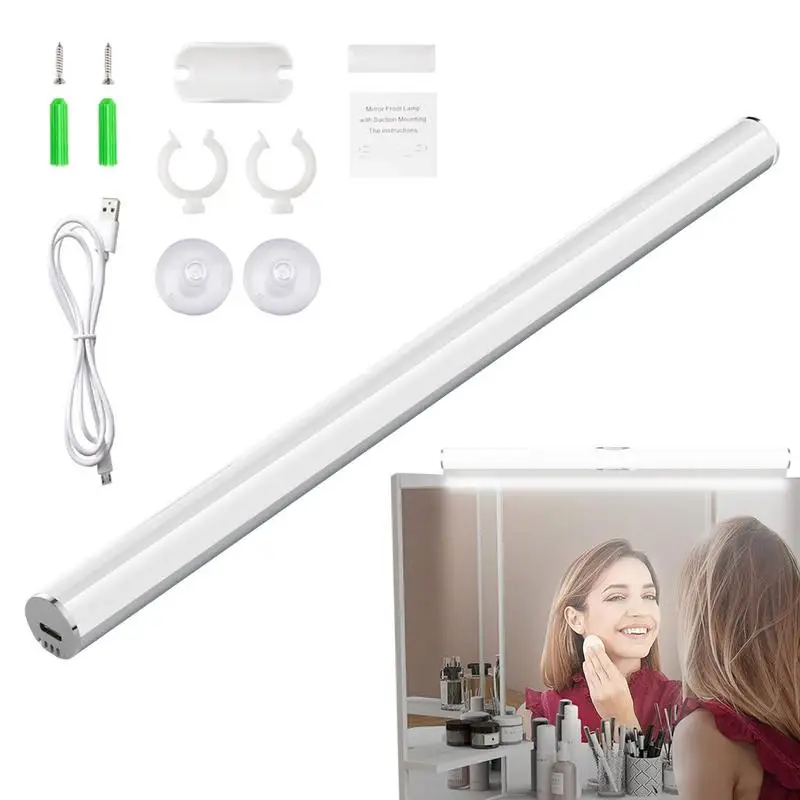 VanityLightsStickOnVanityLightingLEDMirrorLightLongBattery