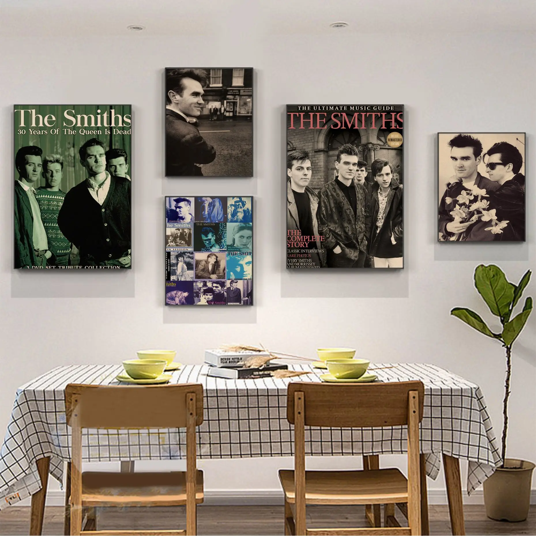 Rock Band The Smiths Retro Kraft Paper Poster Stampe E Poster In Carta Kraft Nordic Home Decor