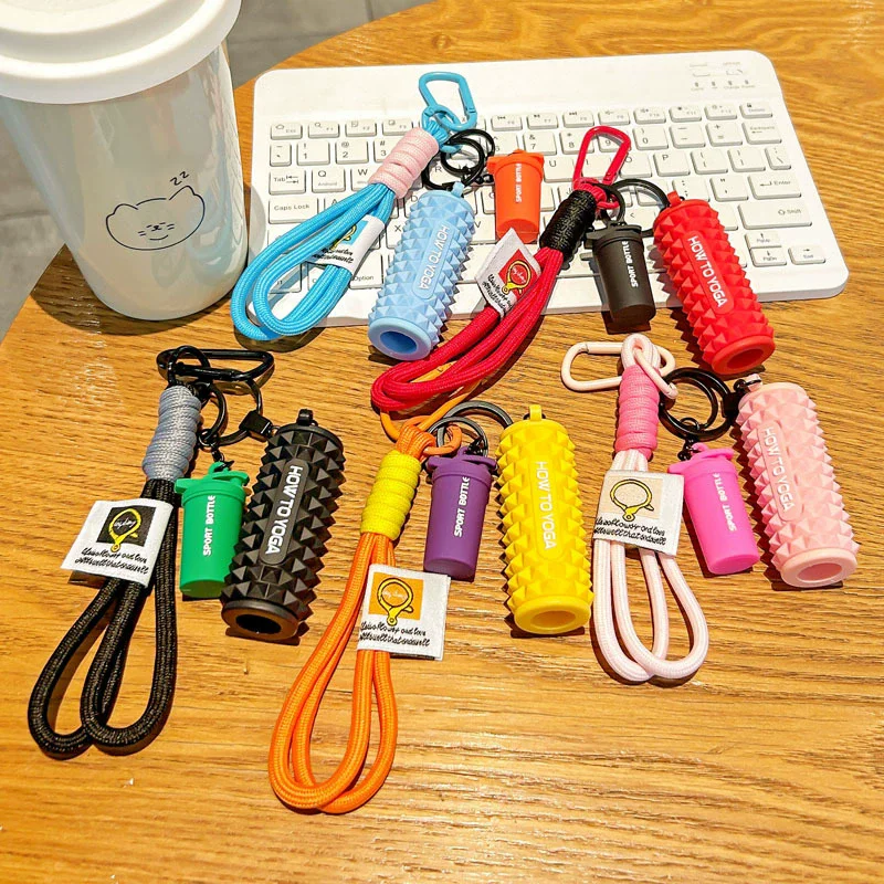 Cute Beach Hole Bag Keychain Portable Simple Mini Car Key Chain Soft Silicone Fashion Bag Hanging Ornaments Decoration