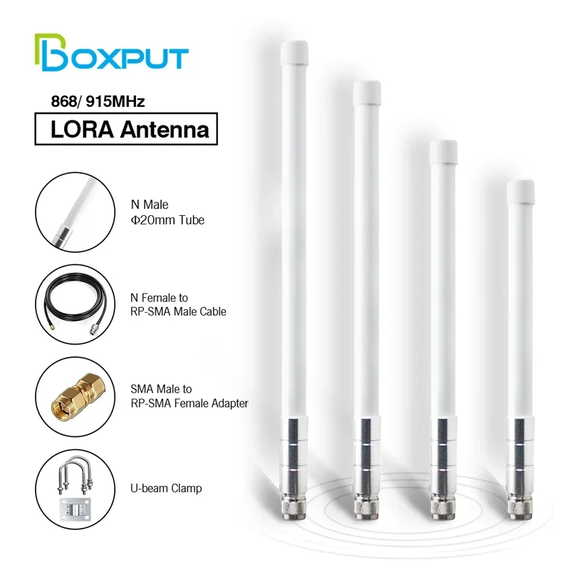 Boxput Outdoor Helium Miner Lora Antenna 868Mhz/ 915Mhz Impermeabile Ad Alto Guadagno Rak Hotspot Mining Antena Per Modem Router Lorawan