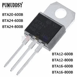 10PCS TO - 220 Triode Transistor Set (BTA16 - 800B)