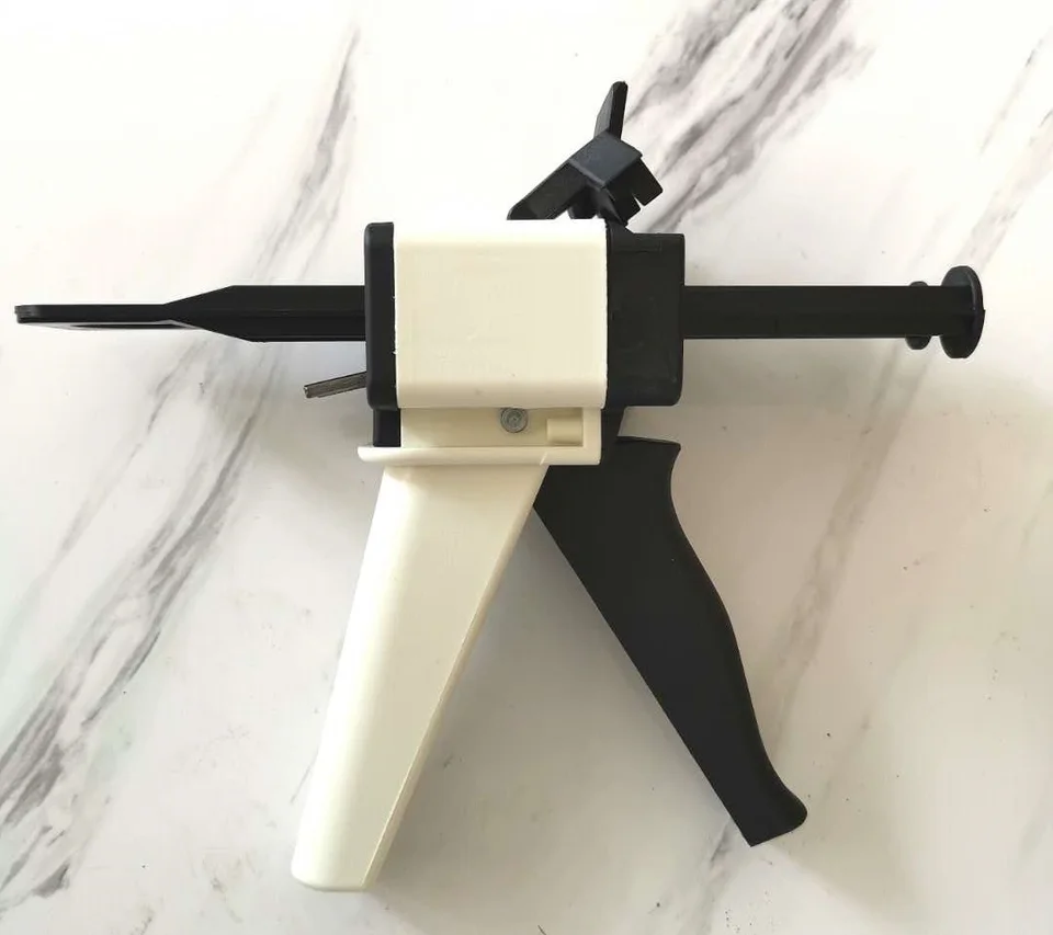 Dental Impression Material Mixing Dispenser Gun