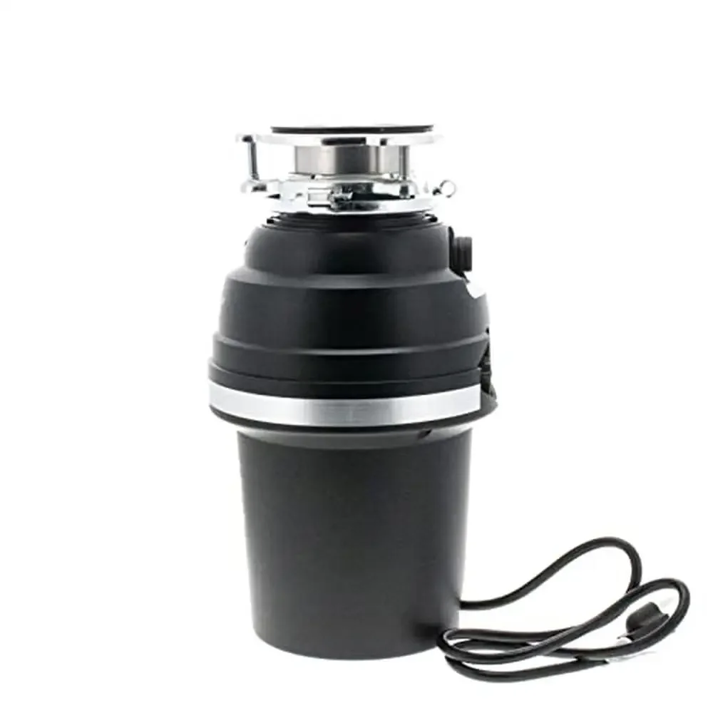 1 1/4 HP Quiet Grey Garbage Disposal- Anti-Jam Technology- Stainless Steel Grind Components- Easy Install- Long-lasting- Grey