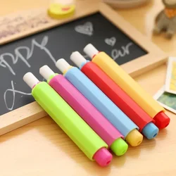 5pcs Colourful Chalk Holder Clip Non-toxic Dust Free Chalk Holders for Teachers Writing Drawing Blackboard Board Accessories