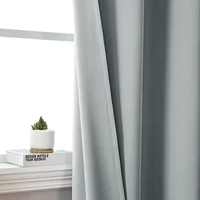 1pc Solid Short Curtain, Small Curtains for Kitchen, Bathroom, High Blackout Curtains for Home Decoration, UV Protection 3