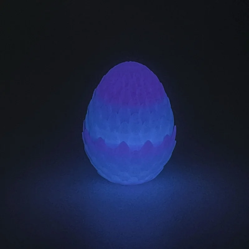 야광 무지개 드림 크리스탈 PLA 3D 프린터 필라멘트, 1KG 스풀