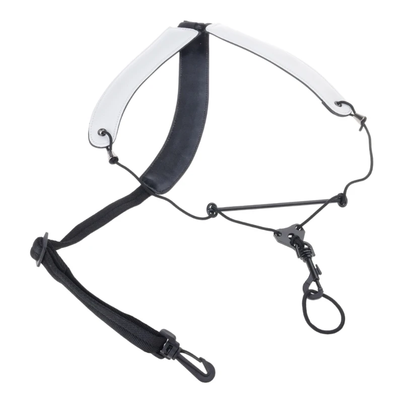 Premium Saxophone Shoulder Harness with Hook Attachment