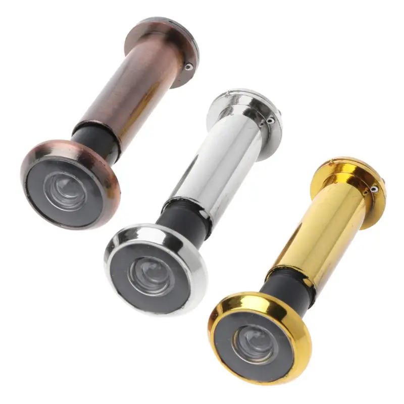 Antipry Peephole Security Door Viewer Adjustable Front Door Peephole
