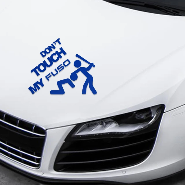 Car Sticker Auto Emblem Don't Touch My Vinyl Decal For Mitsubishi