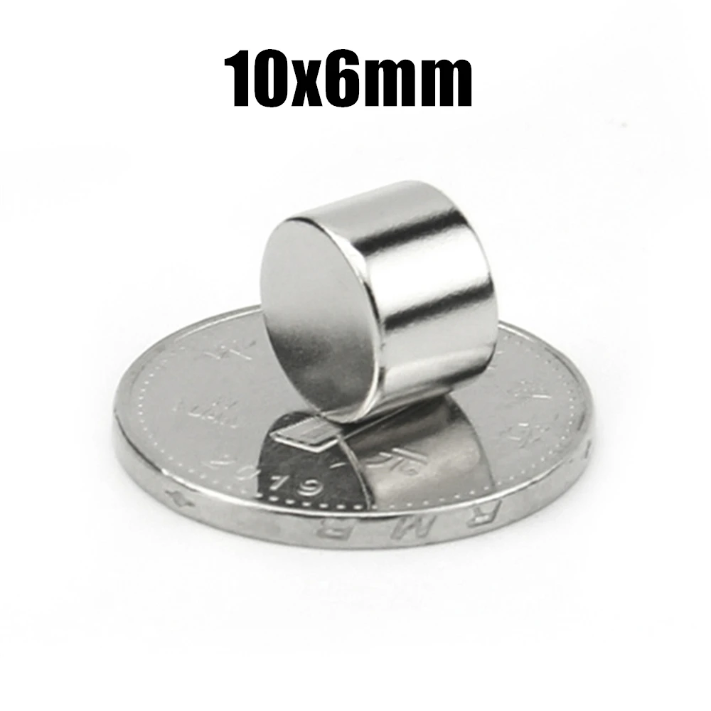 Neodymium Magnets Dia 10mm Super Strong Magnets NdFeB Neodymium Thin Small Disc Magnet Permanent N35