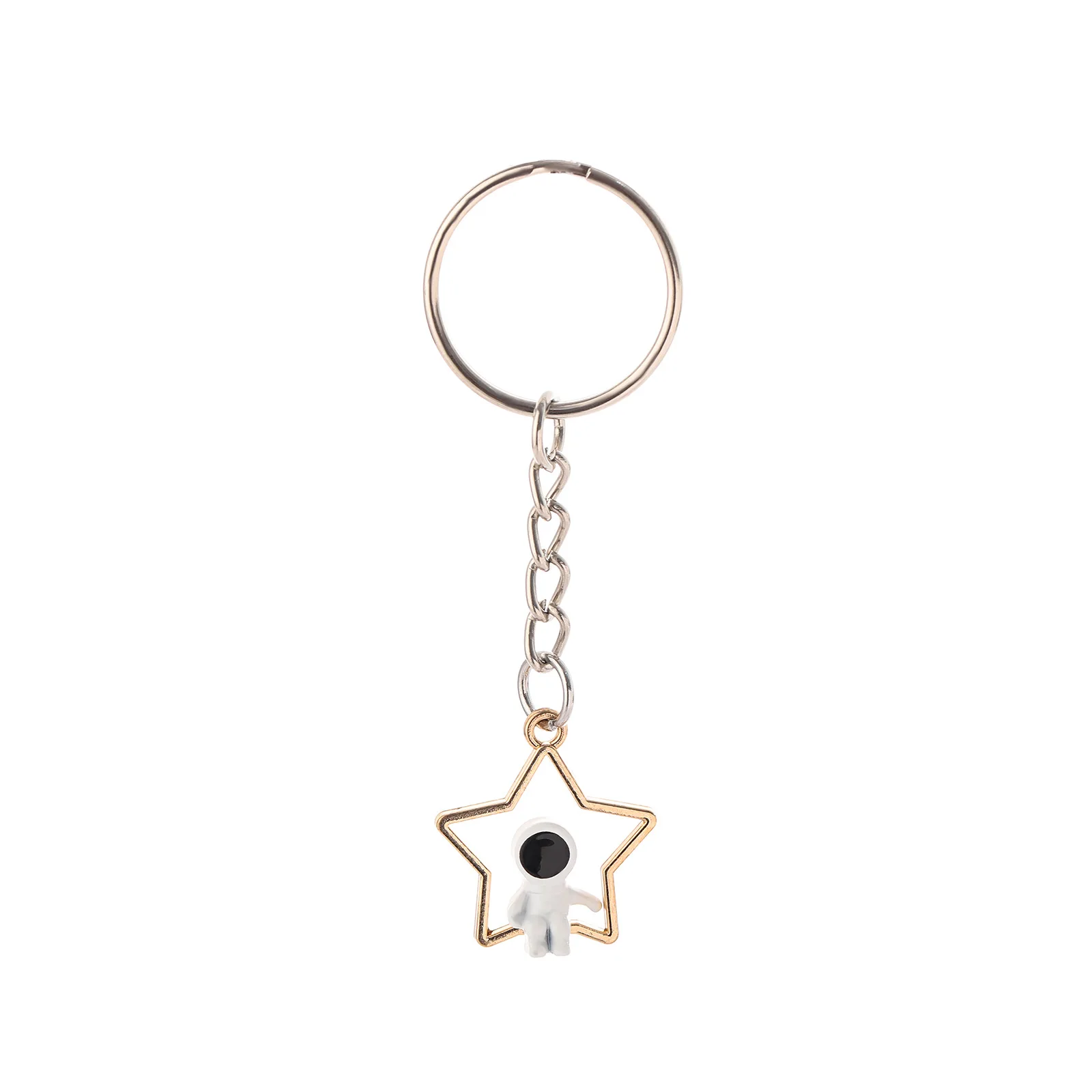 1pc Astronaut Space Universe Costume Rocket Key Pendant Keychain Key  Decoration Key Charm Key Ring Set Novelty Creative Wallet Coin Phone  Pendant Birthday Gift Party Gift Set Key Ring