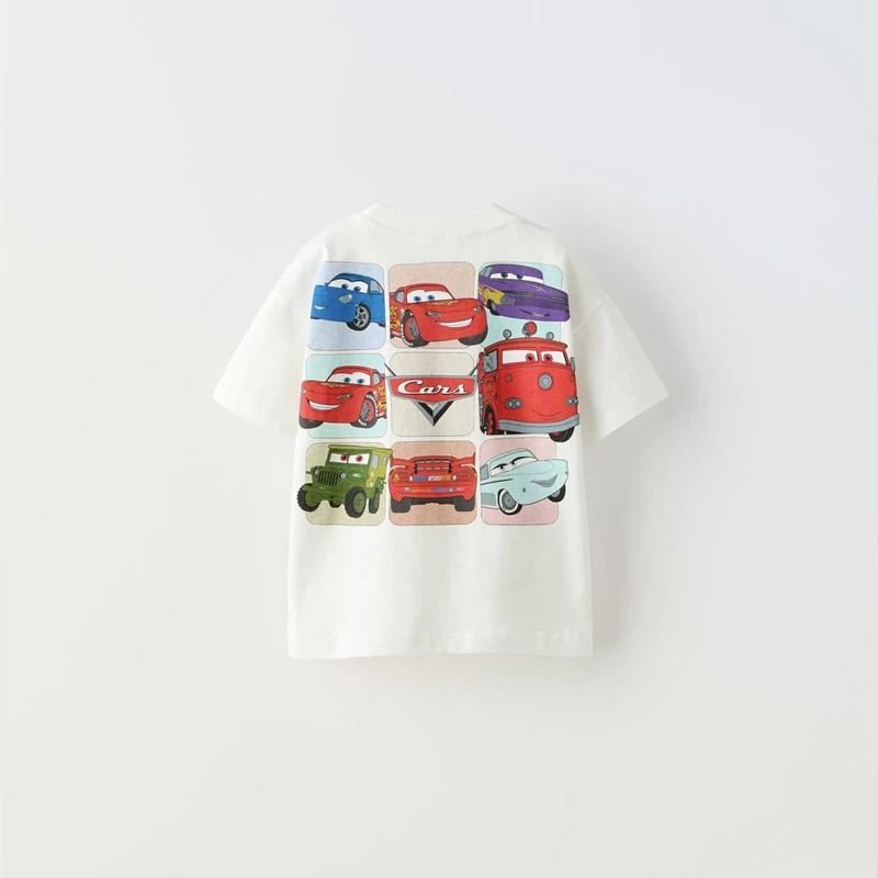 0-6Years Old Child Fashion T-shirt Summer New Style Costume Kids Round Neck Tees Kids Simple Cute Thin Loose Short Sleeve Tops 6