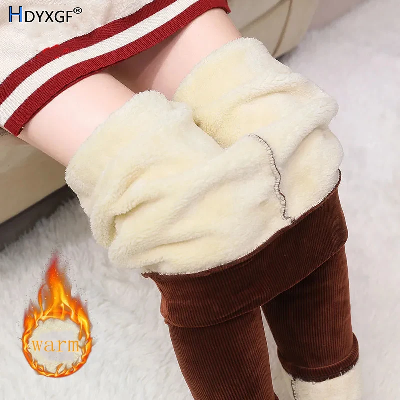 

Fall Winter Thicken Lambswool Warm Legging High Waist Casual Stretch Pantalette Slimming Women Thick Snow Wear Legginsy Pant New