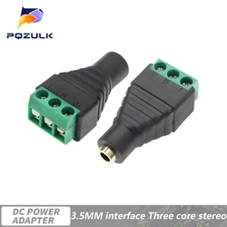 Versatile Audio Connector Adapter - 3.5mm Stereo Plug, Solderless DIY Solution (Section 3  F)