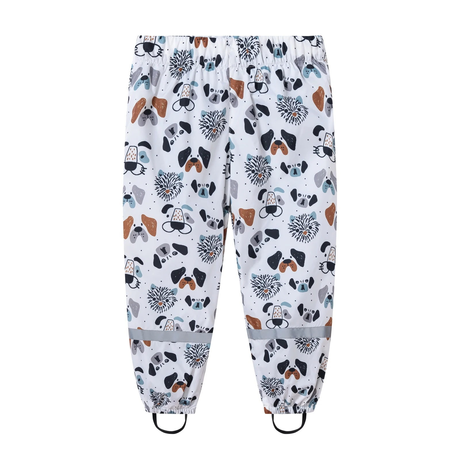 بنطال بخصر مرن للأولاد والبنات ، بنطال كاجوال للجوكر ، مقاوم للماء ، مطبوع لطيف ، دواسة