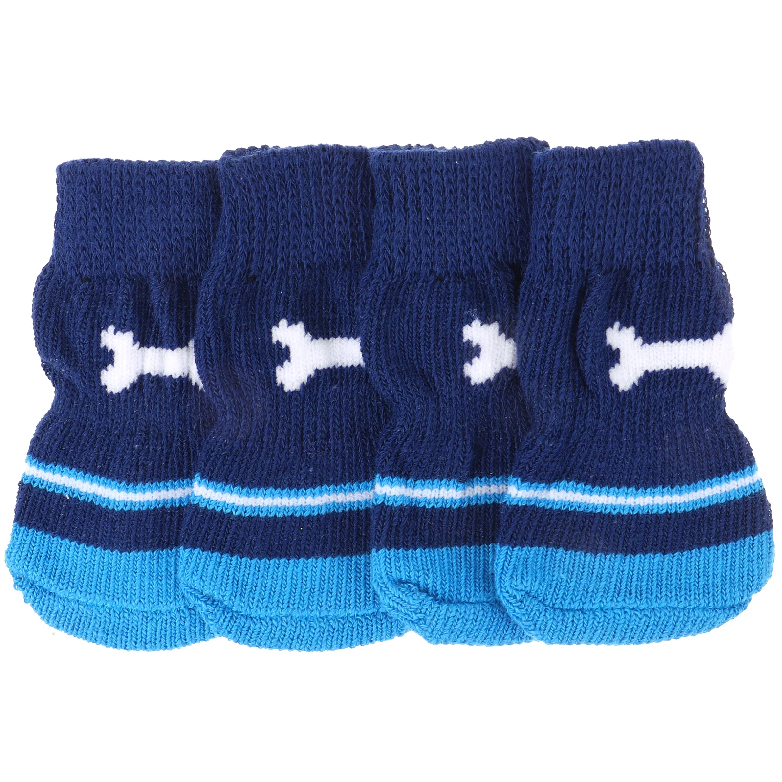 

2 Pairs of Outdoor Pet Socks Breathable Dog Socks Dog Paw Protectors Puppy Supply M Size