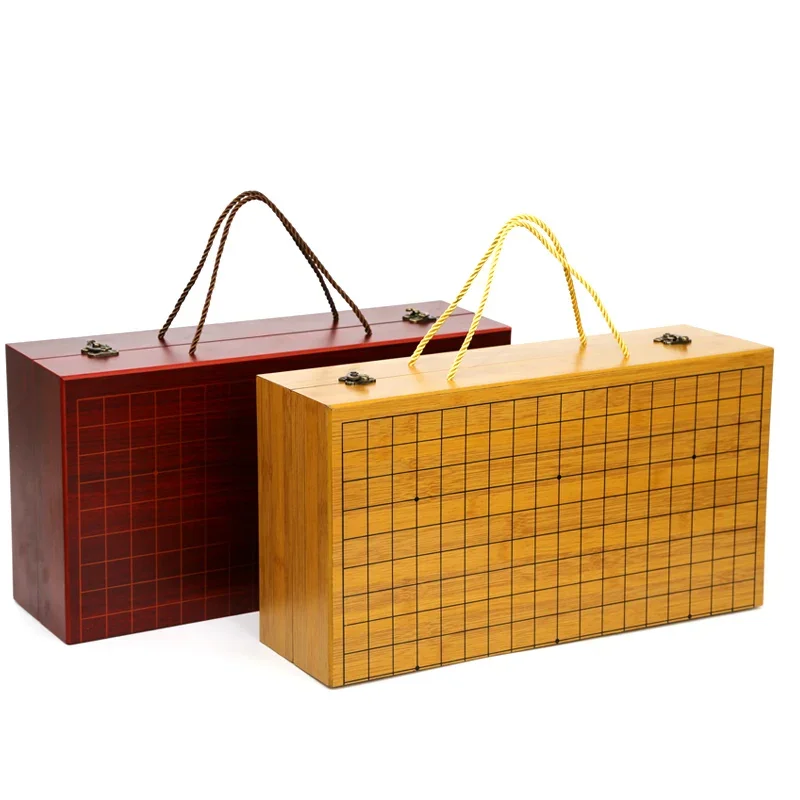 Deluxe Large Wooden Children Adult Go Set Portable Foldable Adult Beginner Professional Go Fun Family Puzzle Board Game Gift Box
