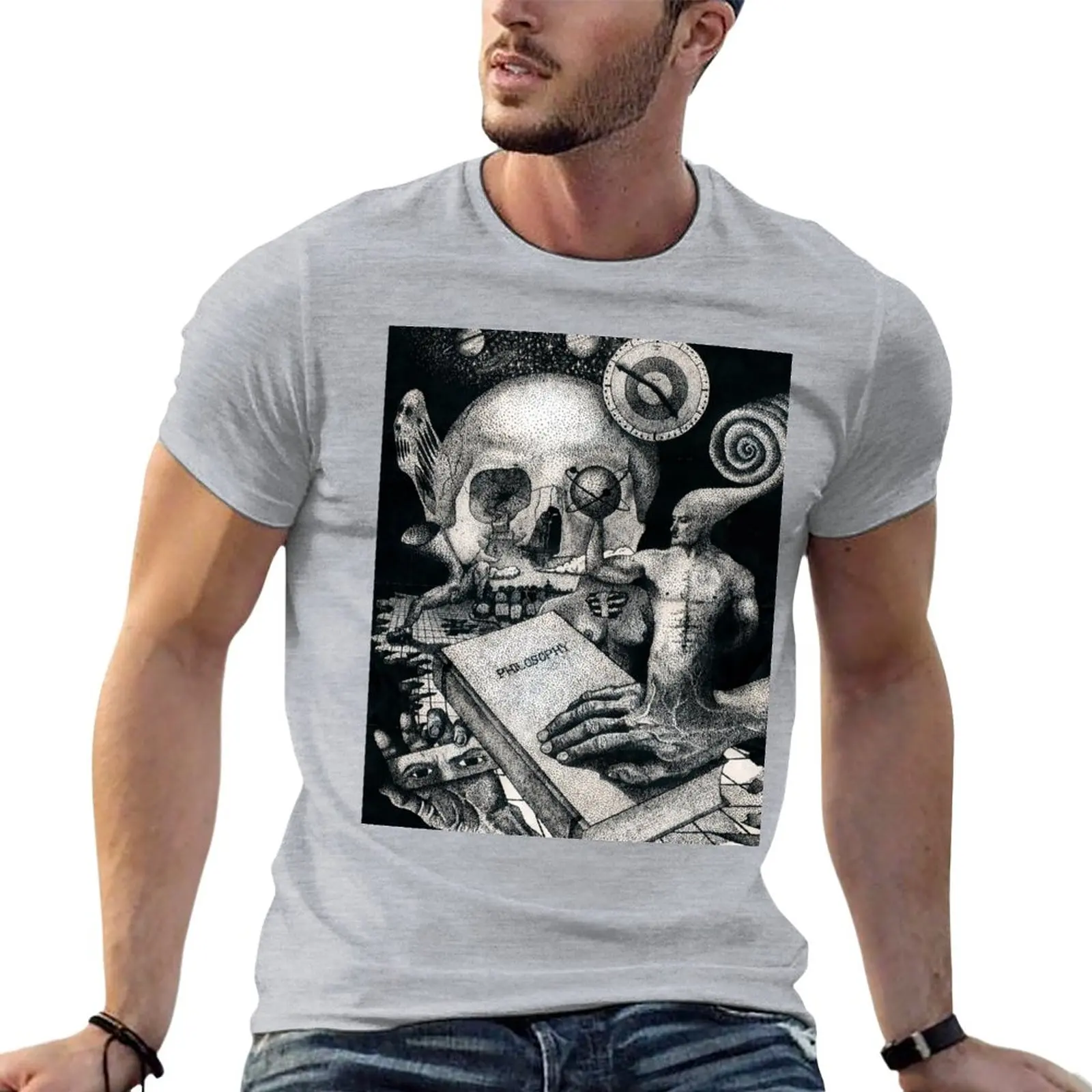 

Beyond Knowledge T-Shirt graphics plus size tops Tee shirt fitted t shirts for men