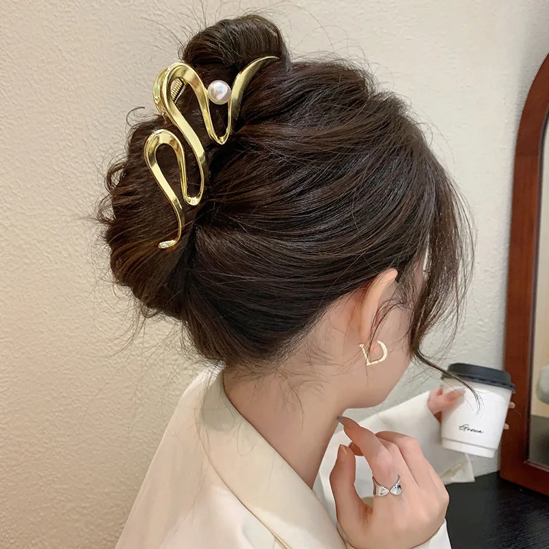 Hair Accessories Geometric Metal Hair Claw Clips for Women