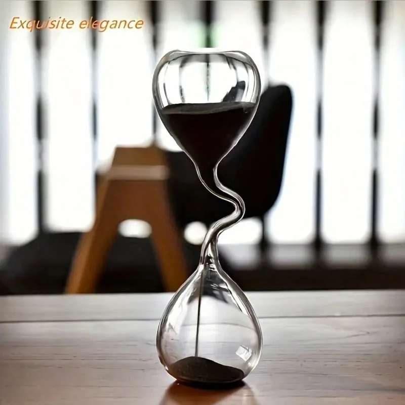 1pc Creative Thin Neck No Timing Hourglass, Home Decor