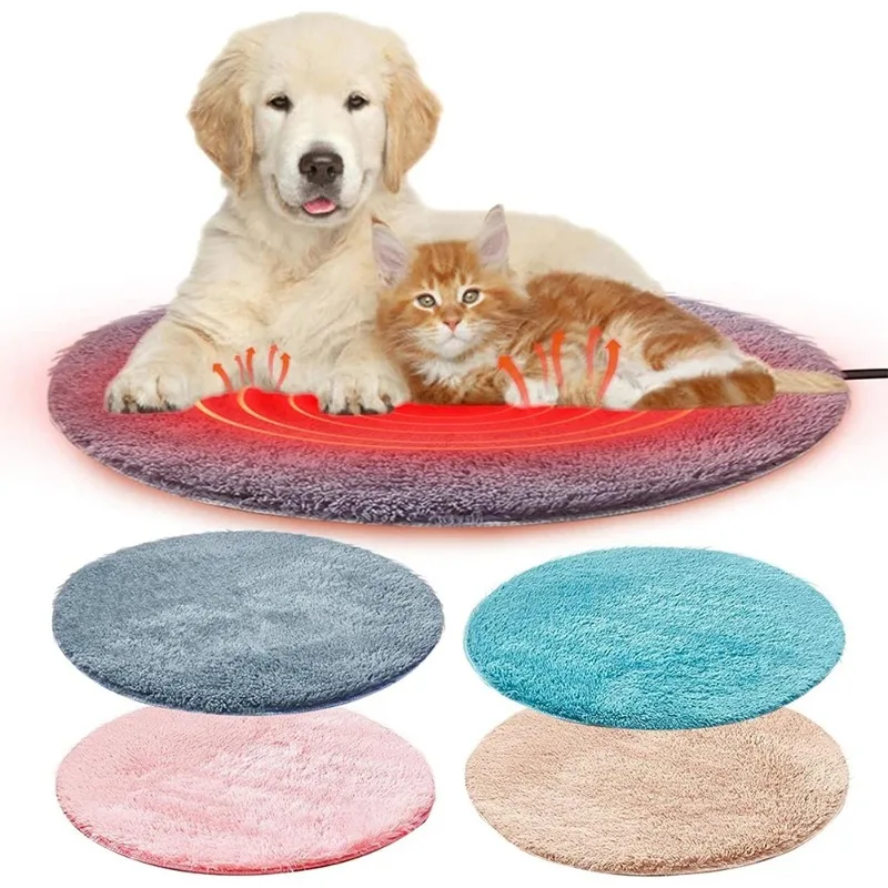 1 Stück 40cm Elektrische Heizdecke für Haustiere, Heizmatte für Hunde und Katzen, Hundebett, Sofakissen, Heizprodukte für Haustiere