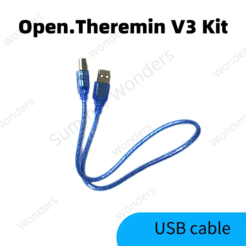 Theremin Kit Musical com Antena Arduino Uno Cabo Usb Instrumento Eletrônico Pronto para ir Personalização Personalizada - Imagem 4