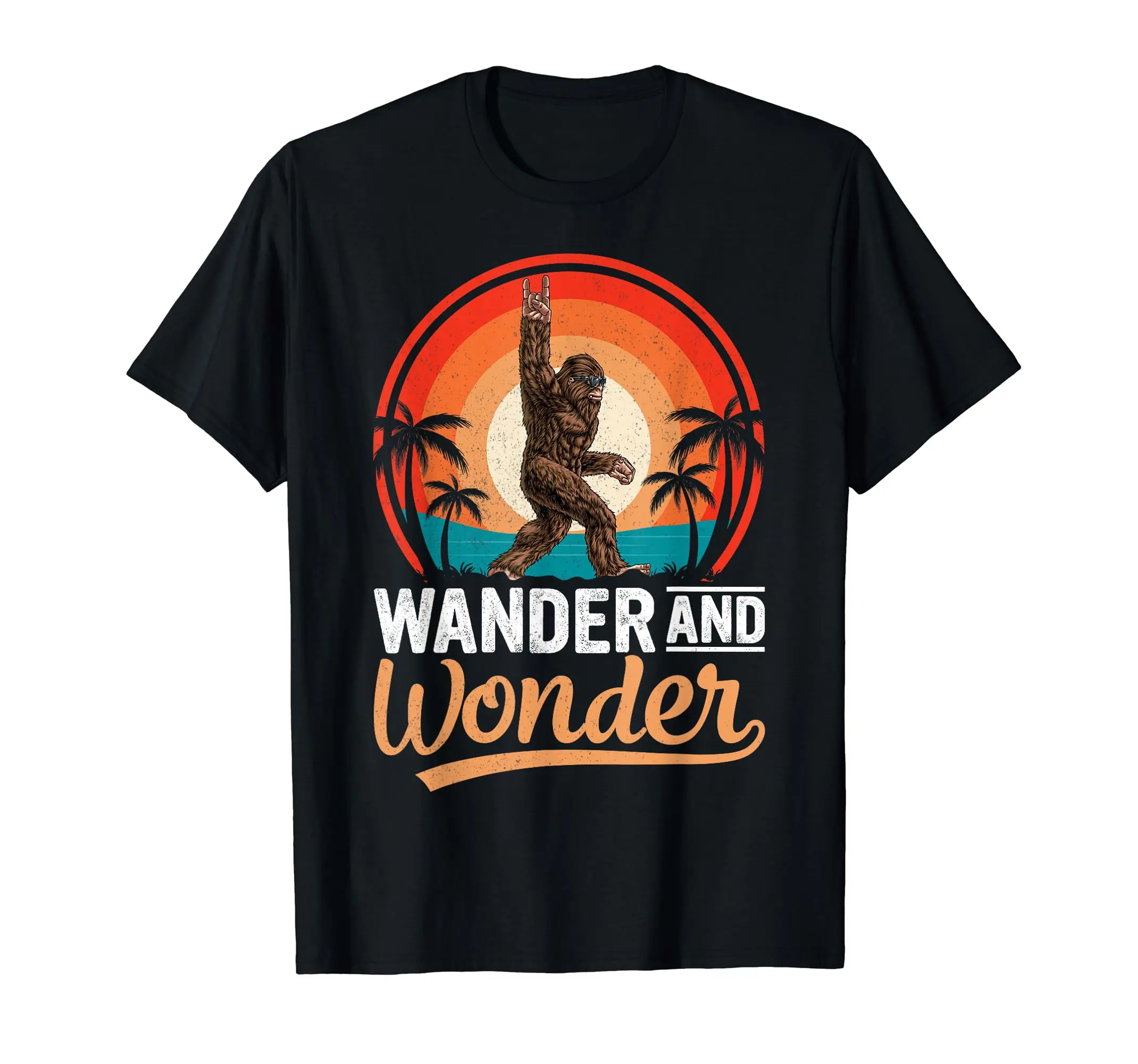

Забавная футболка Bigfoot Wander And Wonder для папы