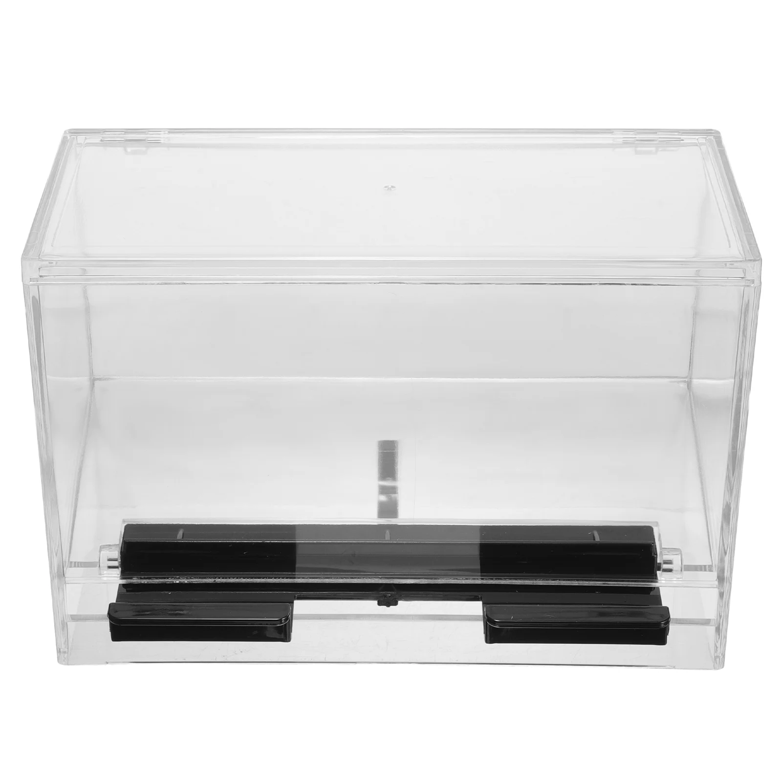 

Clear Restaurant Coffee Stirrer Box Pressing Straw Container Pressing Straw Dispenser Straw Bulk Storage Box Drinking Straw Case