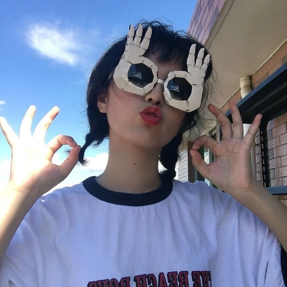 New Funny Funny Sunglasses INS Cute Birthday Glasses Photography Props Gift