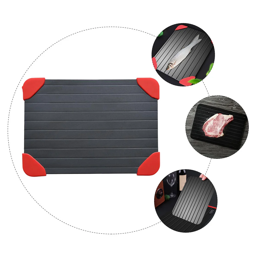 

Fast Defrost Tray Fast Thaw Frozen Food Meat Fruit Quick Defrosting Plate Board Defrost Tray Thaw Master Kitchen Gadgets