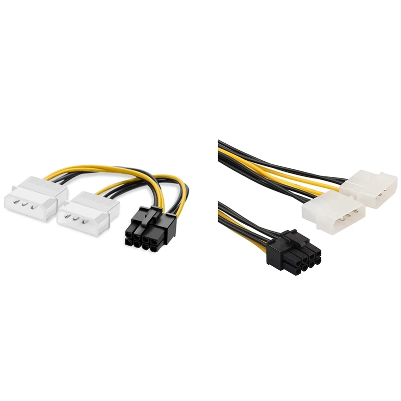 

Кабель питания для видеокарты Molex, 8-контактный, 4-контактный, 180 Вт