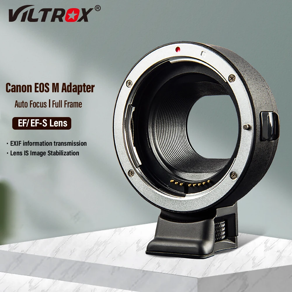 

Viltrox EF-EOS M Canon EF EF-S Lens to M Camera Auto Focus Adapter Ring Electronic for Canon Camera M2 M3 M5 M6 M10 M50 M100