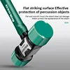 Rubber Hammer 27/36/43mm Multifunction Resilience Rubber Hammer Anti-vibration Non-slip TPR Head Installation Mallet Hand Tools 4