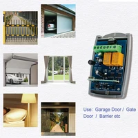 433.92MHz Universal Garage Door Receiver Remote Control Controller Switch 12V 24V 110V 220V 230V Relay 2CH Momentary Toggle - Image 5