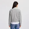 Semir Sweater Women V-Neck Cable Knit Sweater Sleeveless Shirt 2024 New Winter Loose Two-Piece Set 6